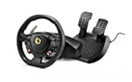 Thrustmaster - T80 RW FERRARI 488 GTB - Volante para PS4 / PC - Licencia oficial Ferrari - incluye pedales