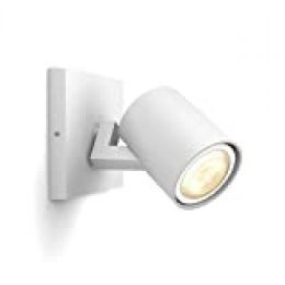 Philips Hue Runner Foco Inteligente LED Blanco, Luz Blanca de Cálida a Fría, Posibilidad de Control por Voz