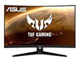 TUF Gaming VG32VQ1B - Monitor curvo para juegos de 31.5" (WQHD 2560x1440, 165 Hz más de 144 Hz, Extreme Low Motion Blur, Adaptive-sync, Freesync Premium, 1 ms MPRT, HDR10)