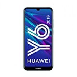 Huawei Y6 2019 - Smartphone de 6.09" (RAM de 2GB, Memoria de 32GB, 3020 mAh, Cámara de 13 MP), EMUI 9.0, Color Azul