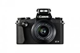 Canon PowerShot G1X Mark III - Cámara réflex de 24.2 MP (Dual Pixel CMOS AF, Full HD, DIGIC 7, Pantalla táctil LCD, Bluetooth, Sensor APS-C, Visor OLED EVF) Color Negro