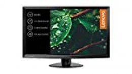 Lenovo C24 - Monitor de 23.6" (Pantalla FullHD/IPS, 1920 x 1080 pixeles, tiempo de respuesta de 1ms, VGA, HDMI, 1000:1), Color negro