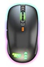 Keep Out Gaming X5Pro - Ratón (hasta 4000 dpi) Color Negro y Naranja