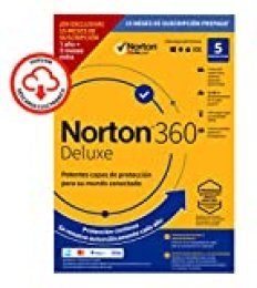 Norton 360 Deluxe 2020-Antivirus software para 5 Dispositivos con renovación automática, 15 Meses, PC/Mac/tablet/smartphone, Código de activación enviado por email