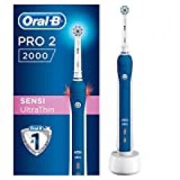 Oral-B PRO 2 2000 - Cepillo Eléctrico Recargable con Tecnología de Braun, 1 Cabezal de Recambio