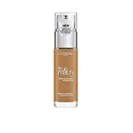 L'Oréal Paris Accord Parfait, Base de maquillaje acabado natural con ácido hialurónico, tono piel medio-oscuro 7.5D, 30 ml