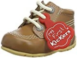Kickers Kick Hi, Botas Unisex bebé, Marrón (Brown Tan), 16 EU