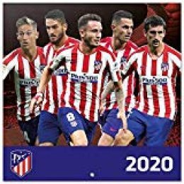 ERIK - Calendario de Pared 2020 Atlético de Madrid, 30 x 30 cm