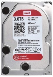 Western Digital Red 3TB SATA 6 Gb/s - Disco duro (Serial ATA III, 3000 GB, 8,89 cm (3.5"), 0,6W, 4,4W, 4,4W)