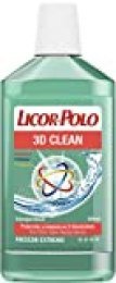 Licor del Polo - Enjuague Bucal 3D Clean - 12 uds de 500ml
