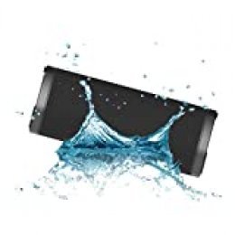 Hiditec | Altavoz Potente Portátil Negro Urban Rok L con Bluetooth + Jack + SD | Mini Altavoces Inalámbricos Autoamplificables | True Wireless | Impermeable y Resistente al Agua