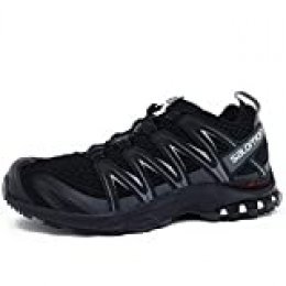 Salomon XA Pro 3D, Zapatillas de Trail Running para Hombre, Negro (Black/Magnet/Quiet Shade), 42 EU