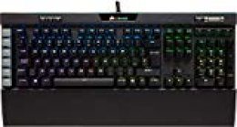 Corsair K95 RGB Platinum - Teclado mecánico Gaming (Cherry MX Brown, retroiluminación multicolor RGB, QWERTY Español), negro