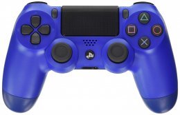 Sony - Dualshock 4 V2 Mando Inal&aacute;mbrico, Color Azul (Wave Blue) (PS4)