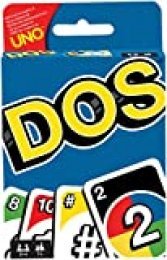 Mattel Games DOS, juego de cartas de UNO (Mattel FRM36)