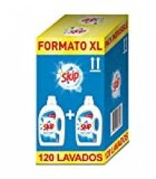 Skip Active Clean Detergente Líquido para Lavadora - Paquete de 2 x 60 lavados - Total: 120 lavados (68291167)