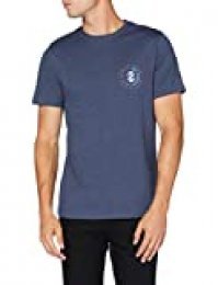 Izod All American Graphic tee Camiseta, Azul (Anchor 484), M para Hombre