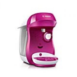 Bosch TAS1001 TASSIMO Happy Cafetera de cápsulas, 1400 W, color rosa