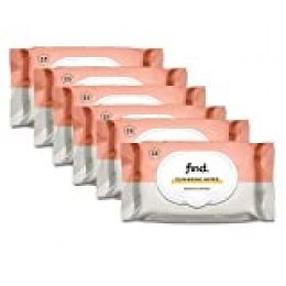 FIND - Toallitas desmaquilladoras con Aceite de Argán ( Adecuadas para pielese secas)- 6x25 (150 toallitas)