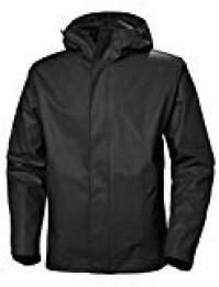 Helly Hansen Moss Outdoor Chaqueta Impermeable, Hombre, Black, S