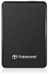 Transcend ESD400K - Disco Duro Externo sólido SSD de 512 GB (1.8", USB 3.0, 410 MB/s)
