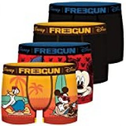 FREEGUN Lot De 4 Boxer Garcon Disney Pantalones, Multicolor (Multicolor G2), 10-11 años (Talla del Fabricante: 10/12) (Pack de 4) para Niños