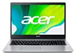 Acer Aspire 3 Ordenador Portátil (AMD Ryzen 5 3500U, 15.6" FHD Acer ComfyView LED LCD, 8GB, 512GB SSD, UMA, Plata, Sin Sistema Operativo) QWERTY Español