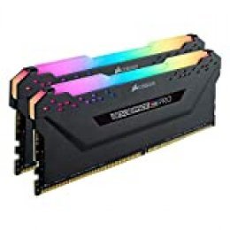 Corsair Vengeance RGB Pro 64GB (2 x 32GB) DDR4 3000 (PC4-24000) C16 - Memoria de sobremesa, Color Negro