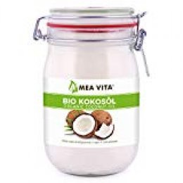Meavita Aceite De Coco Orgánico Meavita, Virgen Y Prensado En Frío, 1 Paquete (1X 1000 Ml) En Un Vaso 1 Unidad 1000 ml