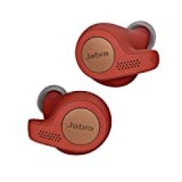 Jabra Elite Active 65t - Auriculares inalámbricos para deporte (Bluetooth 5.0, True Wireless) con Alexa integrada, Rojo y Cobre