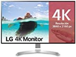 LG 32UD99-W - Monitor 4K UHD de 80 cm (31,5") con Panel IPS (3840 x 2160 píxeles, 16:9, 350 cd/m², DCI-P3 >95%, 1300:1, 5 ms, 60 Hz) Color Plata y Blanco