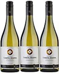Santa Digna Chardonnay, Vino Blanco - 3 botellas de 75 cl, Total: 22500 ml