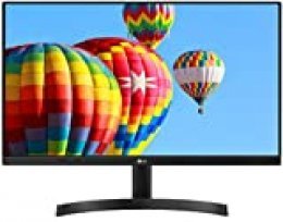 LG 24MK600M-B - Monitor FHD de 60,4 cm (23,8") con Panel IPS (1920 x 1080 píxeles, 16:9, 250 cd/m², NTSC >72%, 1000:1, 5 ms, 75 Hz) Color Negro