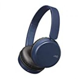 JVC Deep Bass HAS35BTAU - Auriculares de Diadema con Bluetooth, Color Azul, Normal