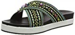 Desigual Shoes Nilo Beads, Sandalias con Plataforma para Mujer