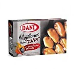 Dani - Mejillones 13/18 en escabeche picante - Pack 6 x 106 gr.
