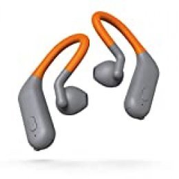 WEAR8500BT - Auriculares de Diadema (inalámbricos, con micrófono), Color Gris y Naranja