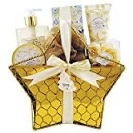 Gloss - caja de baño, caja de regalo para mujeres -  Espumoso Estrella de baño Bliss - flores blancas y almizcle - 6pcs