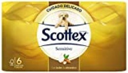 Scottex Sensitive Papel Higiénico, 6 Rollos