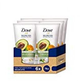 Dove Aceite de Aguacate y Extracto de Caléndula Crema de Manos 75 ml - [Pack de 6]