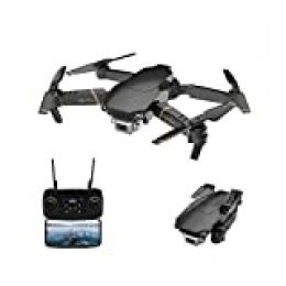 Adsvtech WiFi FPV Drone con cámara 1080 HD para Principiantes Cuadricóptero RC Plegable, conmutación de Doble Disparo, 15 Minutos de Tiempo de Vuelo, posicionamiento de Flujo óptico