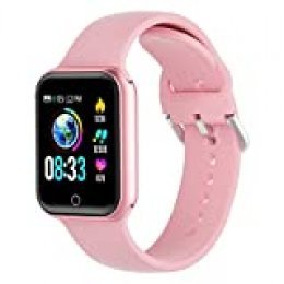 KUNGIX Smartwatch, Reloj Inteligente Impermeable IP68 para Hombre Mujer niños, Pulsera de Actividad Inteligente con Monitor de Presión Arterial Sueño Contador de Caloría Pulsómetros, para Android iOS