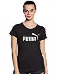 PUMA ESS Logo tee Camiseta, Mujer