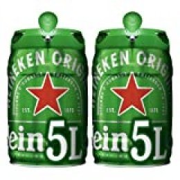 Heineken Cerveza Barril - Paquete de 2 x 5L