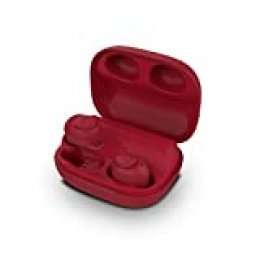 SPC Ebon - Auricular Bluetooth (manos libres, IPX5, asistente de voz)  – Color Rojo
