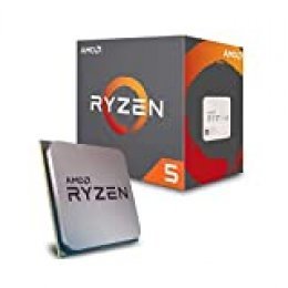 AMD Ryzen 5 2600X - Procesador con disipador de calor Wraith Spire (19 MB, 6 núcleos, velocidad de 4.25 GhZ, 95 W)