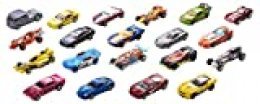 Hot Wheels Pack de 20 vehiculos, coches de juguete (modelos surtidos) (Mattel H7045)