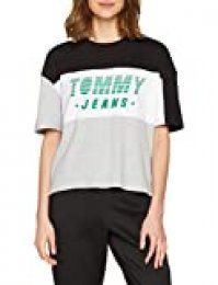 Tommy Hilfiger Color Block Racing Logo Camiseta para Mujer
