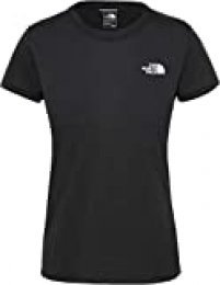 The North Face W Reaxion Amp CR - Camiseta para Mujer, Mujer, CE0T, Black HR/White, Medium
