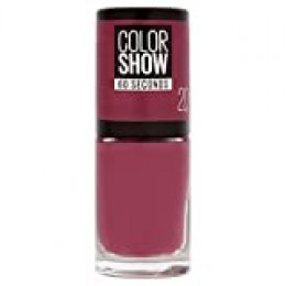Maybelline New York Color Show, Esmalte de Uñas Secado Rápido, Tono: 020 Blush Berry